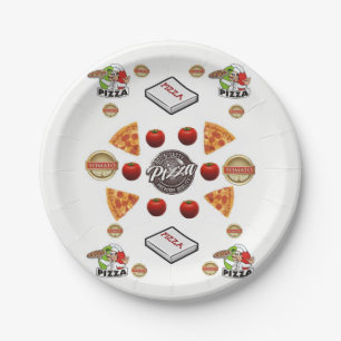 Pizza-Teller Pappteller