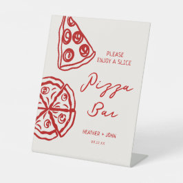 Pizza Themed Das ist Pizza Bar Sockelschild