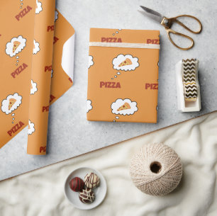 Pizza Thoughts Geschenkpapier