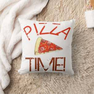 Pizza Time Pepperoni NYC Käse Slice Italienische K Kissen
