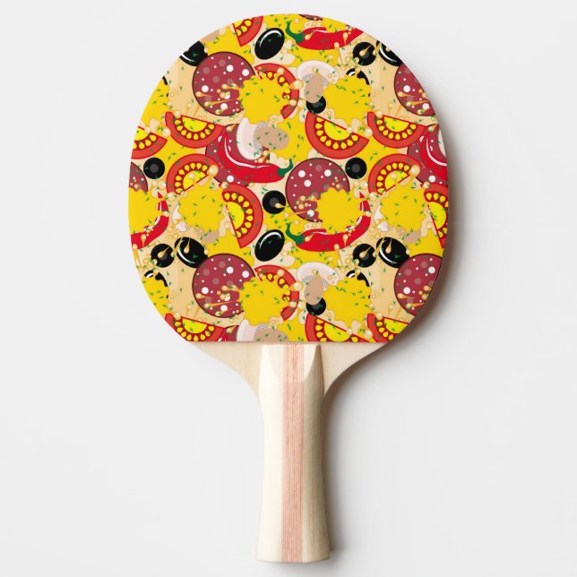 Pizza Tischtennis Schläger (Vorderseite)