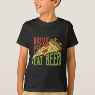 Pizza trinken Cool essen Beer Pizza Kochen T-Shirt