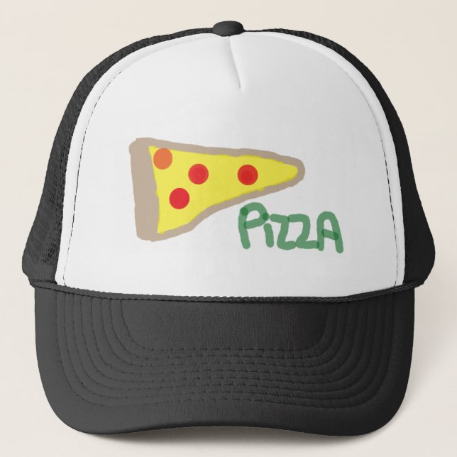 Pizza Truckerkappe (Vorderseite)