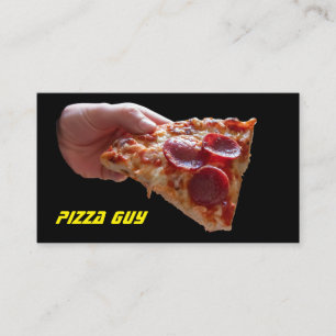 Pizza Typ Pizza Lieferservice als Pizza Taxi Taxi Visitenkarte