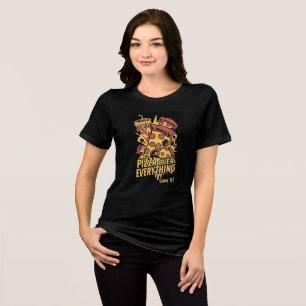 Pizza über alles: Das Shirt, das alles sagt Tri-Blend Shirt