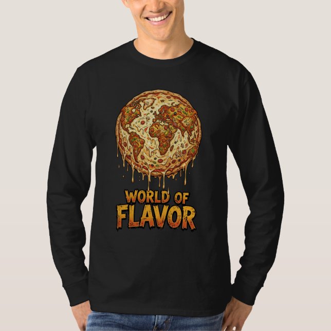 Pizza-Überlastungsplanet T-Shirt (Vorderseite)