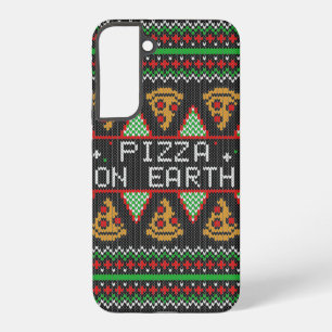 Pizza Ugly Christmas Sweater Samsung Galaxy Hülle
