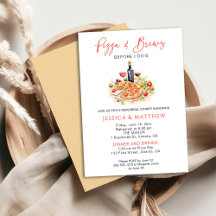 Pizza und Brews vor dem Abendessen in der Probe