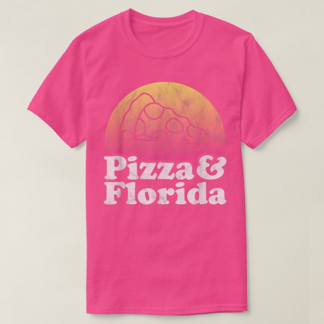 Pizza und Florida T-Shirt (Design vorne)