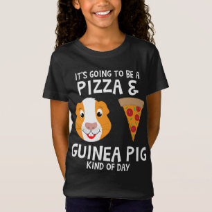 Pizza und Guinea Schweinefleisch der Guinea T-Shirt