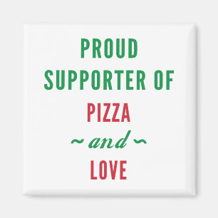 Pizza und Liebe Magnet