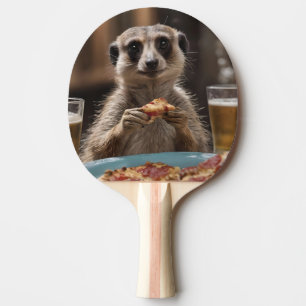 "Pizza und Pints: Eine perfekte Snackpause für Mee Tischtennis Schläger