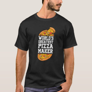 Pizza und Pizza Slice, der weltgrößte Pizzaherstel T-Shirt