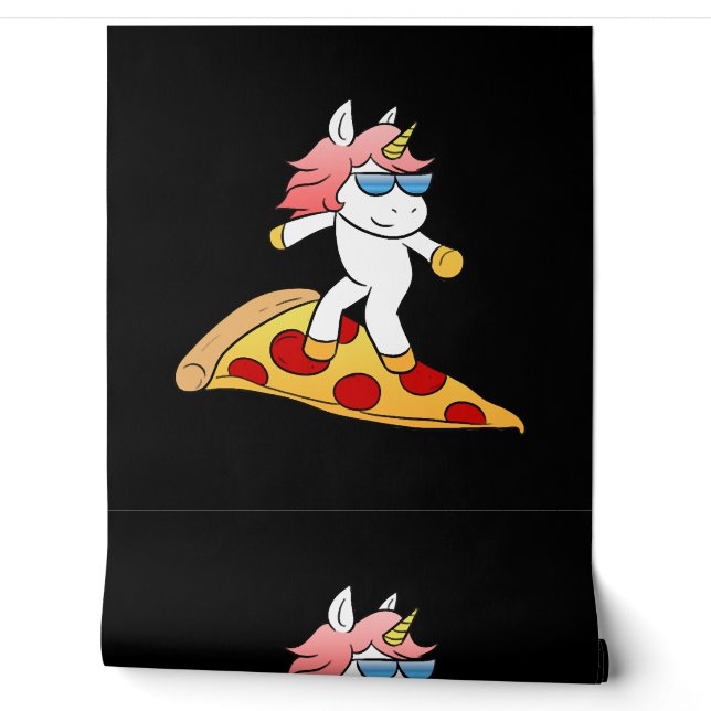 Pizza Unicorn Tapete (Abrollen)