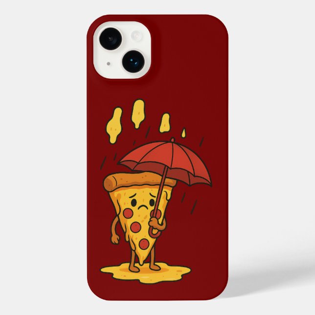 Pizza unter dem Käsermeister iPhone 14 Plus Hülle (Rückseite)
