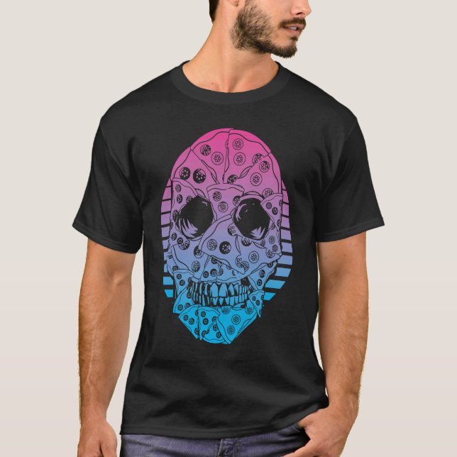 pizza Vaporwave Aesthetic T-Shirt (Vorderseite)