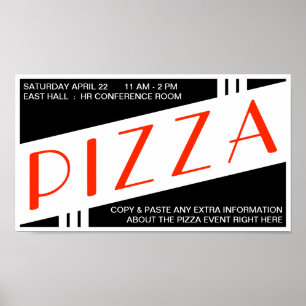 Pizza Vintag Poster
