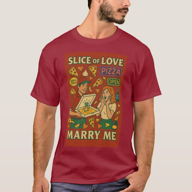 Pizza Vorschlag Supreme T-Shirt (Vorderseite)