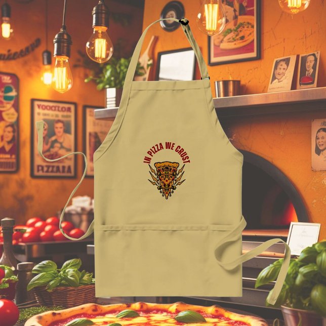 Pizza We Crust - Fett Pizza Schürze (Von Creator hochgeladen)