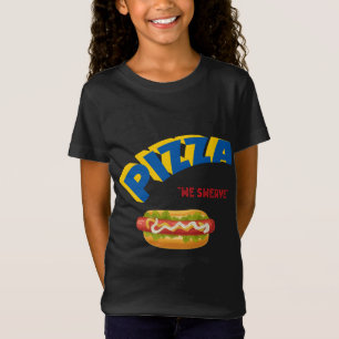 Pizza We Swerve Funny Pizza Hotdog Feinschmecker L T-Shirt