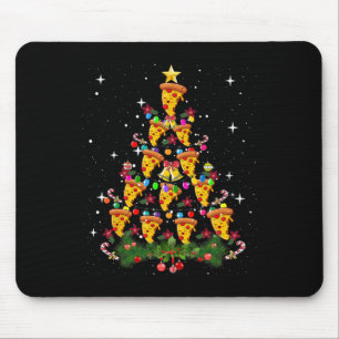 Pizza-Weihnachtsbaum-Leicht-Pizza-Fast-Food-Liebha Mousepad