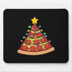 Pizza Weihnachtsbäume Weihnachten Weihnachten Weih Mousepad