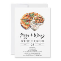 Pizza & Wings vor der Einladung
