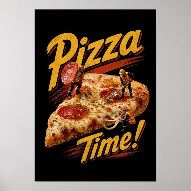 Pizza Zeit! Poster (Vorne)