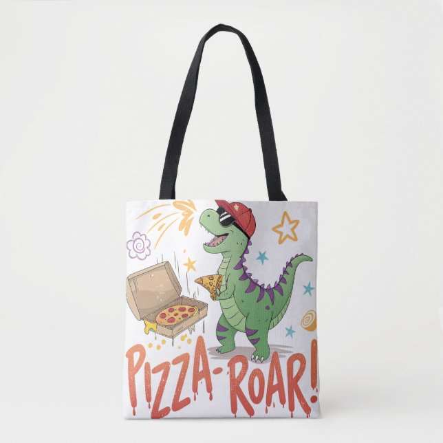 Pizzafreunde essen Essen Tasche (Vorderseite)
