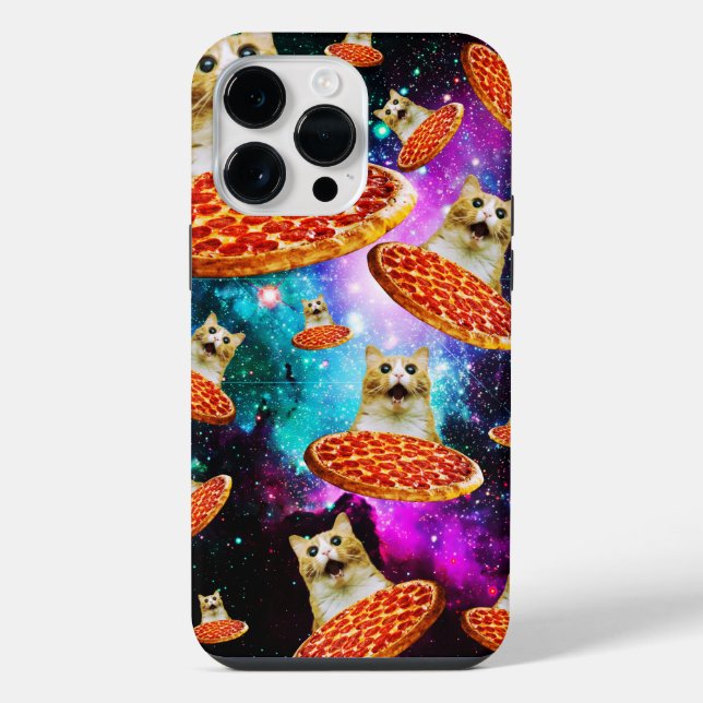 Pizzakatze iPhone 14 Pro Max Hülle (Rückseite)