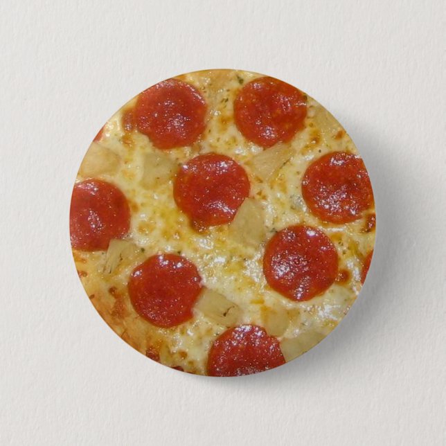 Pizzaknopf - fertigen Sie besonders an Button (Vorderseite)