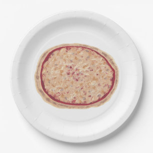 Pizzakost Teller zum Anmalen von Papier