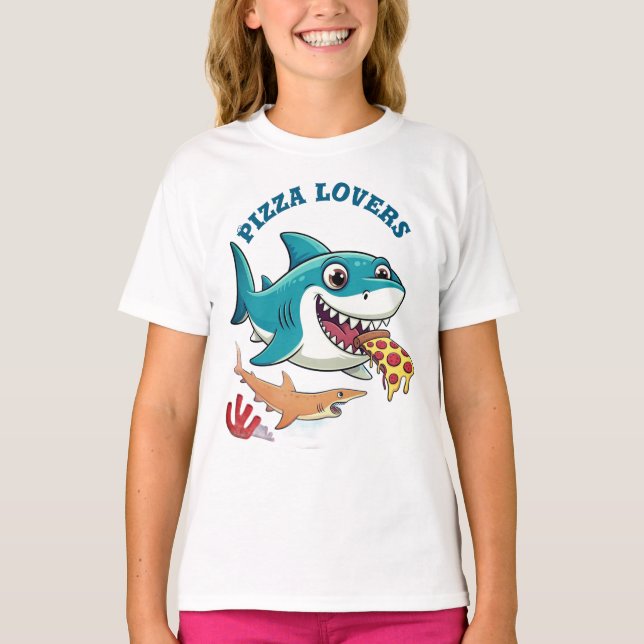 Pizzaliebhaber T-Shirt (Vorderseite)