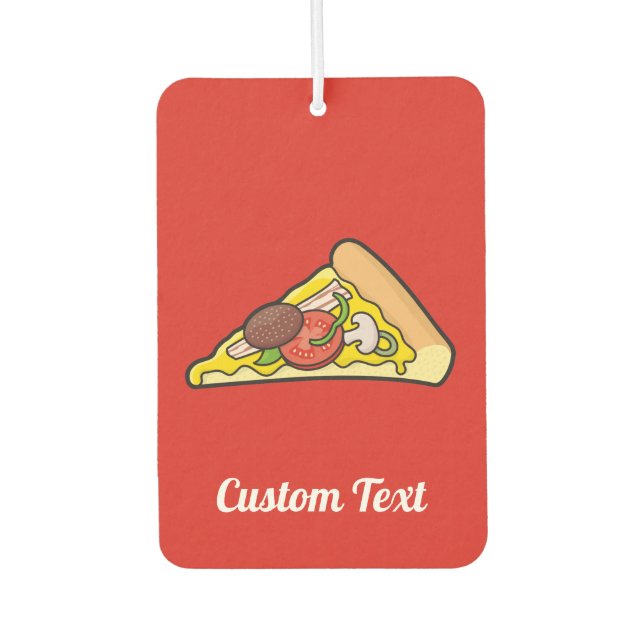 Pizzalschnitt Autolufterfrischer (Vorderseite)