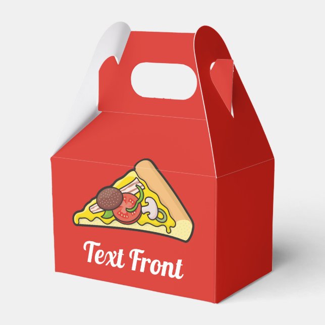 Pizzalschnitt Geschenkschachtel (Vorderseite)