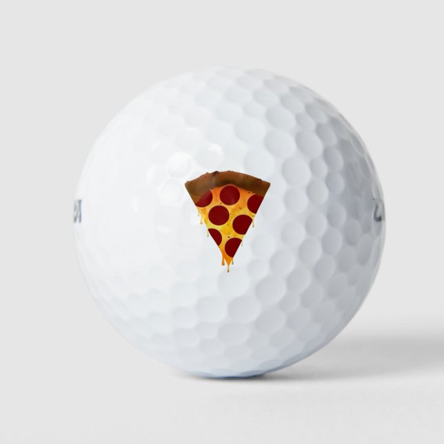 Pizzalschnitt Golfball (Vorderseite)