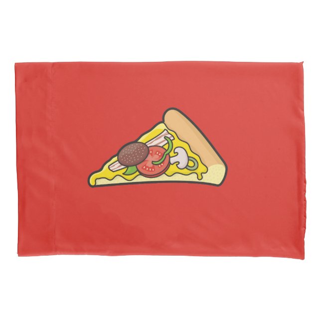 Pizzalschnitt Kissenbezug (Vorderseite)