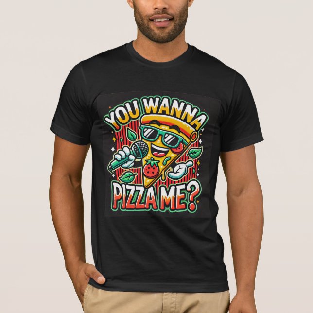 Pizzalschnitt T-Shirt (Vorderseite)