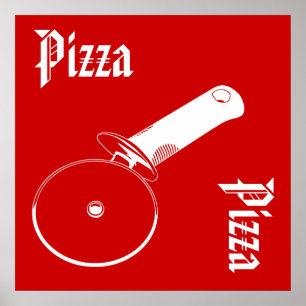 Pizzaposter Poster