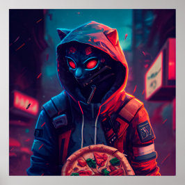 Pizzaposter Poster