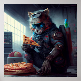 Pizzaposter Poster
