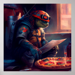 Pizzaposter Poster