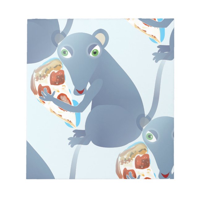 Pizzarrat Notizblock (Vorderseite)