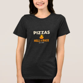 Pizzas Over Hell & Back Shirt – Bold Funny Pizza L