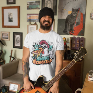 Pizzasähnchen mit Coolen Farbtönen T-Shirt