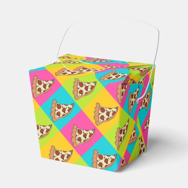 Pizzaschnitt Geschenkschachtel (Vorderseite)