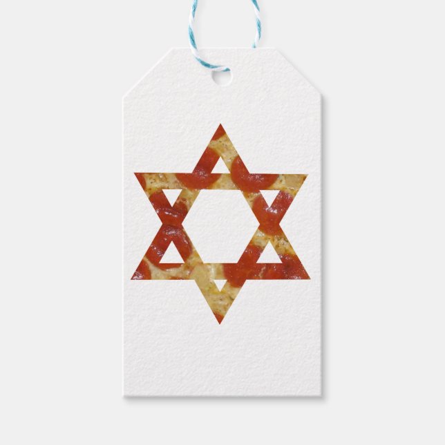 Pizzastern Geschenkanhänger (Vorderseite)