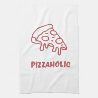 Pizzasüchtiger geschirrtuch