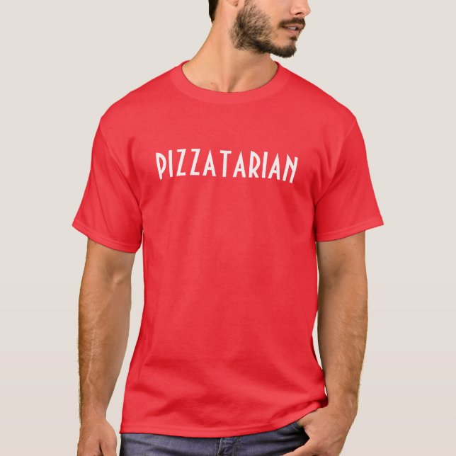 Pizzatarian T-Shirt (Vorderseite)