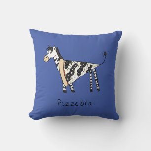 Pizzebra Pizza Zebra Coussin